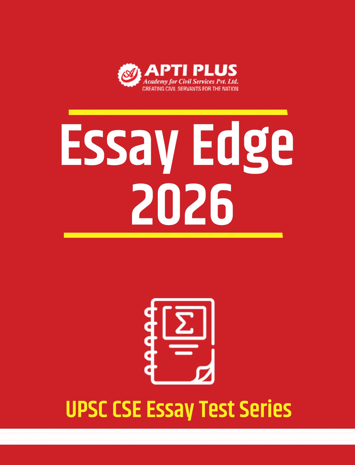 ESSAY TEST SERIES 2026