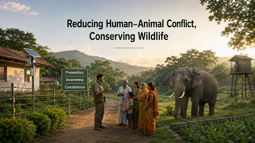 HOW CAN INDIA REDUCE HUMAN–ANIMAL CONFLICT WHILE CONSERVING WILDLIFE?