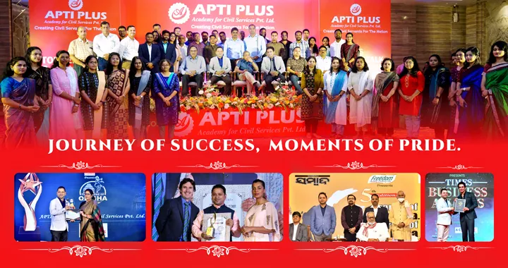 APTI PLUS toppers and Times of India Best IAS Coaching Academy award 2022